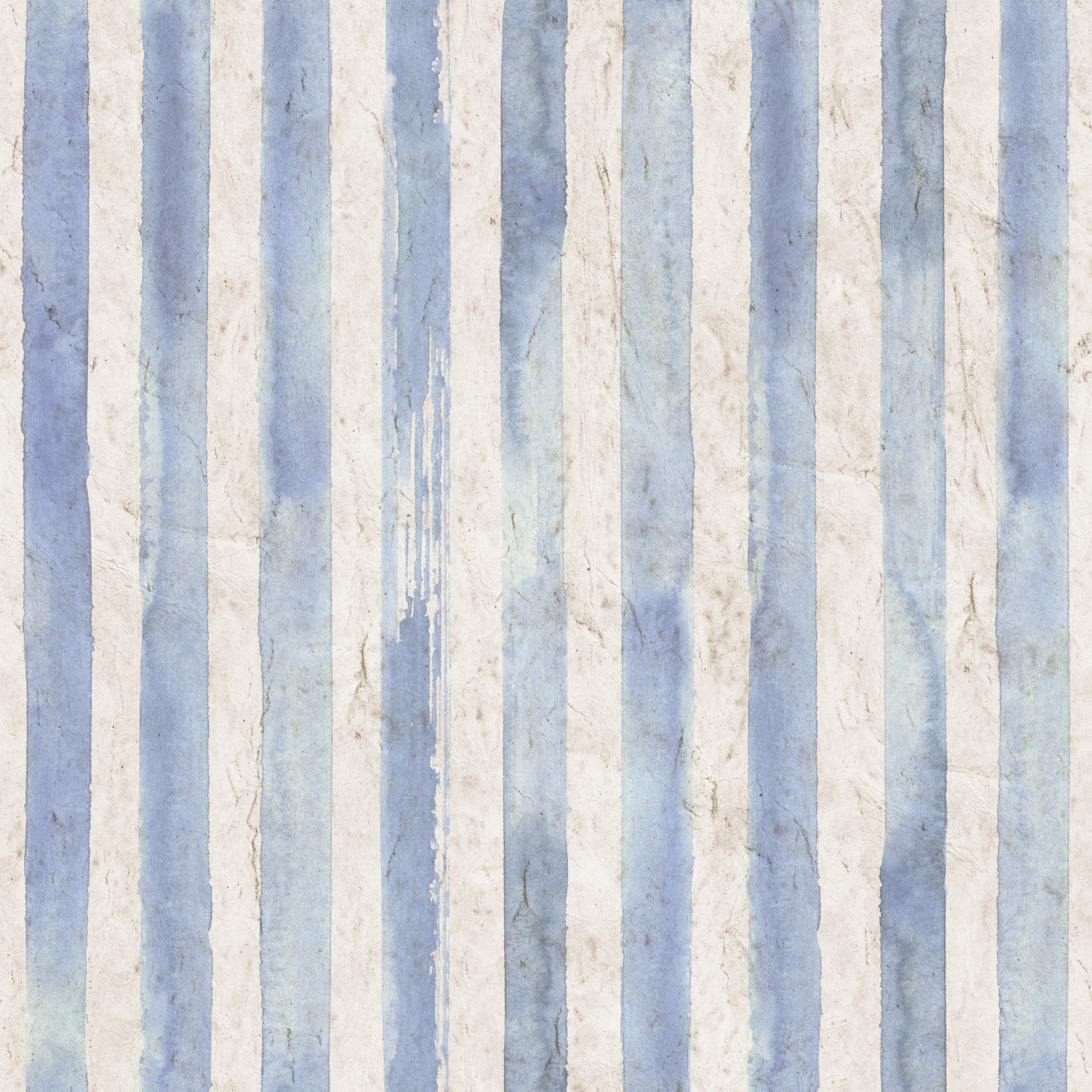 Blue Watercolor Stripes Pattern